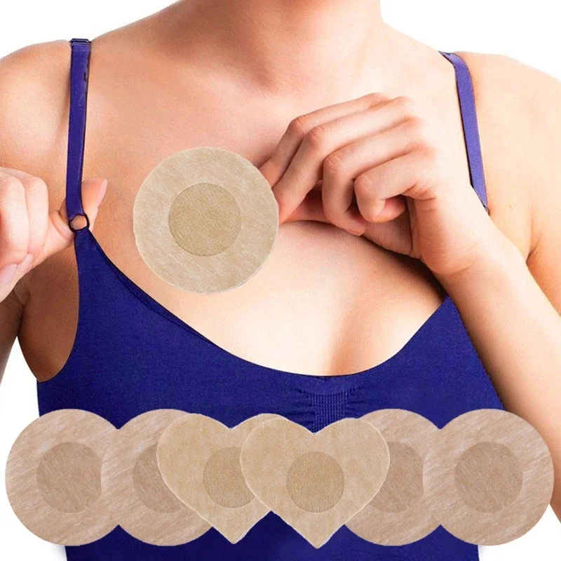 Women Invisible Breast Lift Tape Overlays on Bra Sexy Nipple Stickers Chest Covers Adhesivo Bra Nipple Pasties Protection