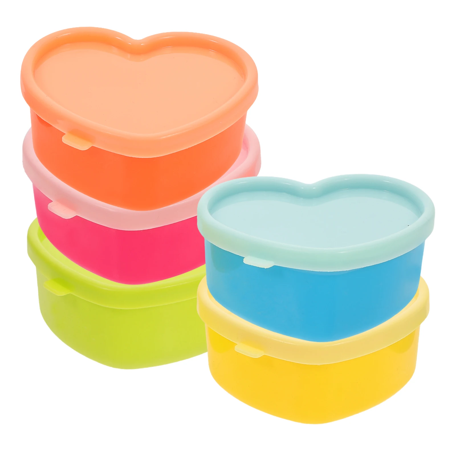 

5 Pcs Mini Sauce Containers Snack Storage Box Small Boxes Soy Sauce Container Easy Clean Compact Kitchen Condiment Boxes Travel