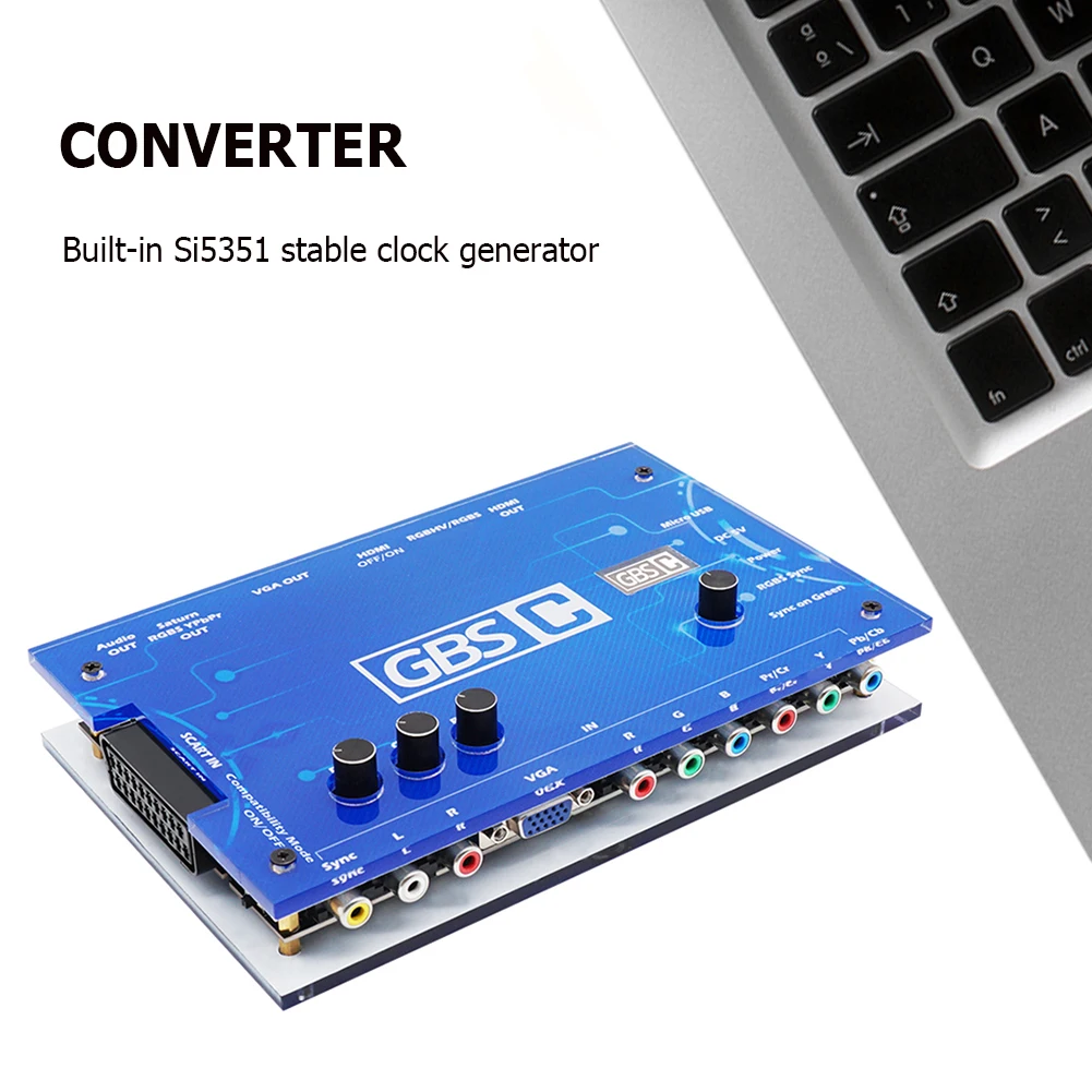 GBS Control Upscaler GBSC Vido Converter RGBS VGA Scart Ypbpr Signal to VGA HDMI-compatible Output For SEGA Dreamcast PS2