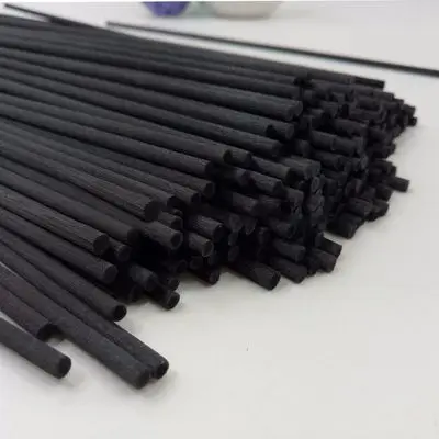 L40CM X 3/4MM High Quality Black Fiber Essential Oil Diffusion Sticks ,Eco-friendly Reed Diffuser Sticks for Home Fragrance