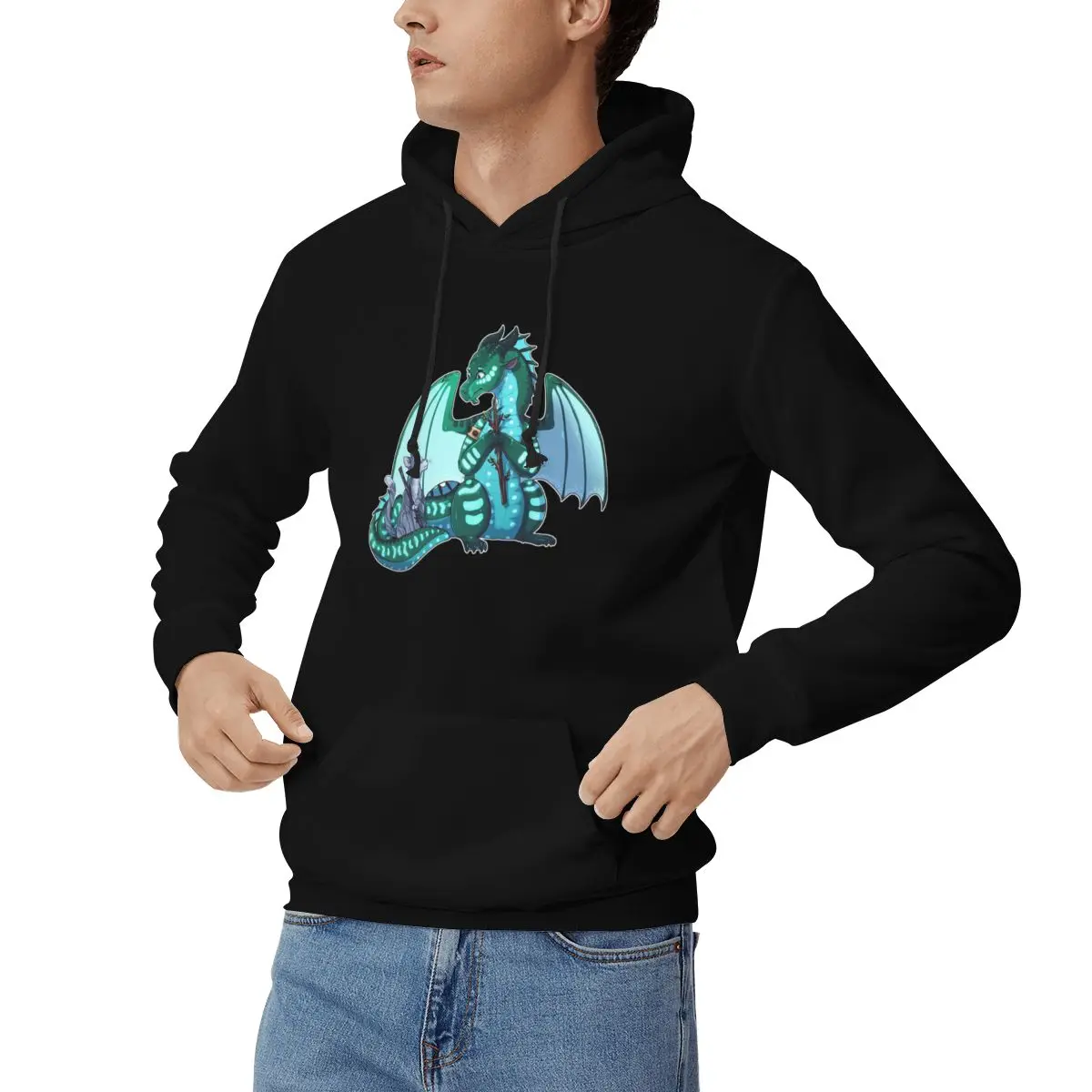 Wings Of Fire and Warriors - Turtle And Jayfeather - Stick Bois Hoodies Men Women Pullover Sweatshirt Long Sleeve Hooded