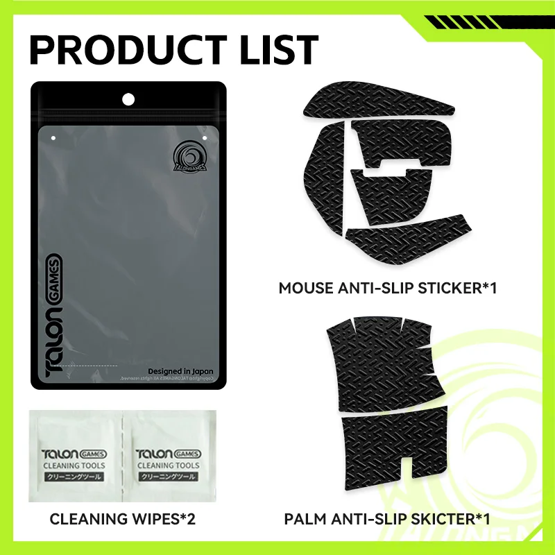 TALONGAMS Muisgreep Tape Hagedishuid voor Logitech MX Master 4, Palm Zweetabsorptie, Antisliptape (zwart)
