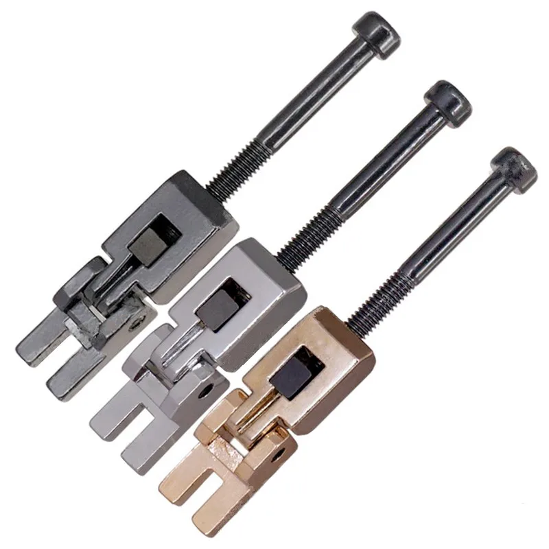 6 Stück Silber Schwarz Goldene E-Gitarren-Brückensättel Teile Musikinstrumente Zubehör – Detail 1