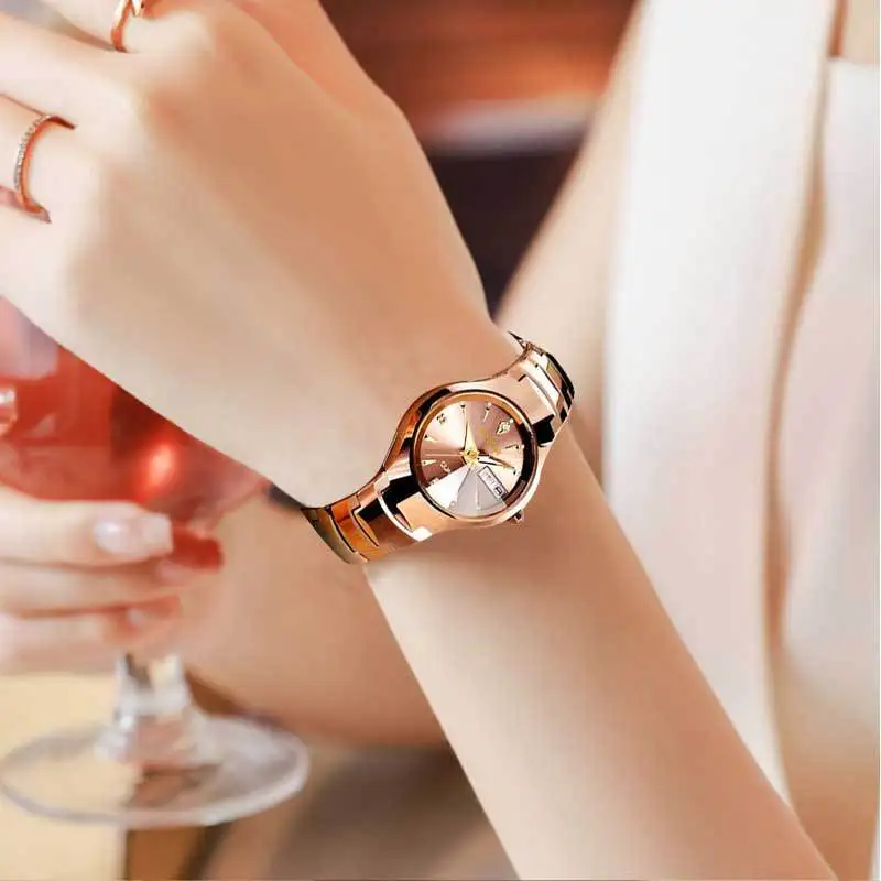 

New Brand 2022 Luxury Ladies Wristwatches Gold Silver Stainless Steel Fashion Women Watches Rome Female Quartz Watch Gifts Clock