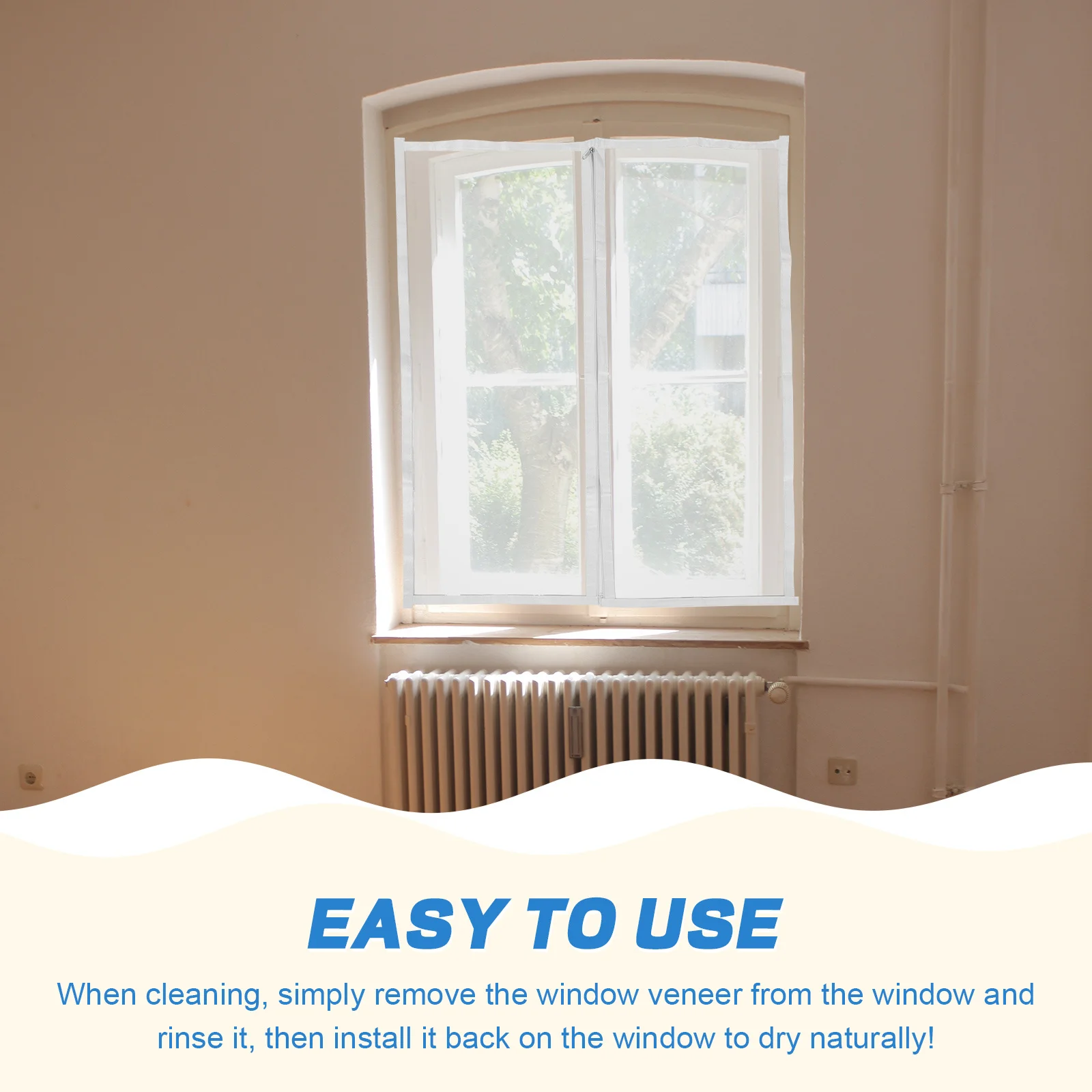 冬用断熱フィルム ジッパー式 防風 窓シールカバー 熱遮断 エネルギーセーバー 窓用プラスチック 冬の防寒対策用