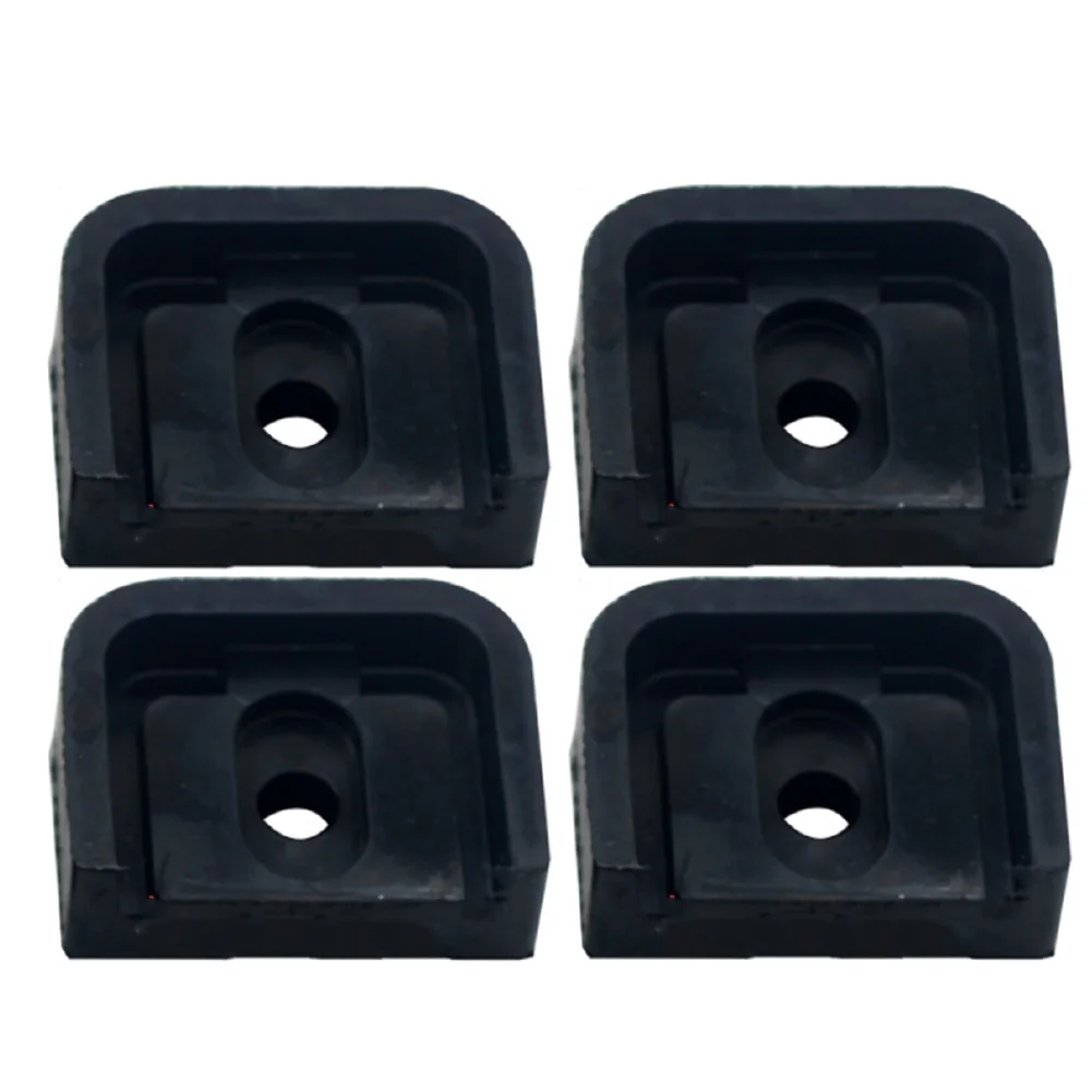 4 PCS Air Conditioner Outdoor Unit Vibration Damping Rubber Pads for Split Type AC Units Size 51x40x12.5mm to 39x51x17mm