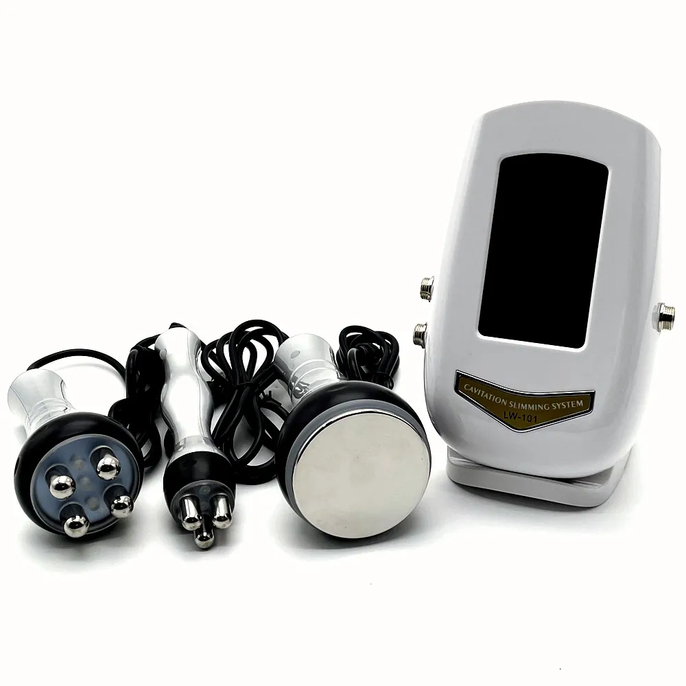 40K Ultrasonic Cavitation RF Slimming Machine 3 In 1 RF Skin Care Tighten Anti-wrinkle Body Weight Loss Device