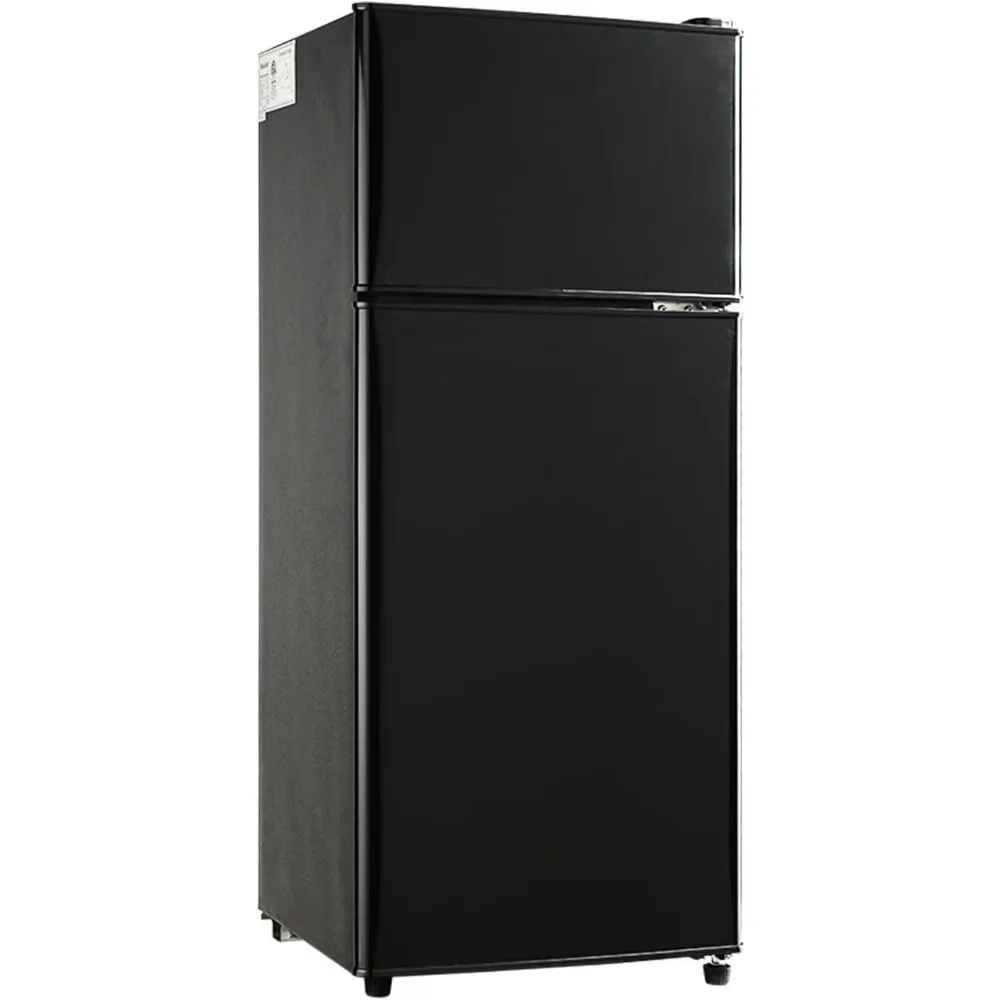 Mini Fridge, 3.5Cu.Ft Compact, Small Refrigerator with Freezer, Retro Fridge with Dual Door for Garage, Dorm,Bedroom, Office