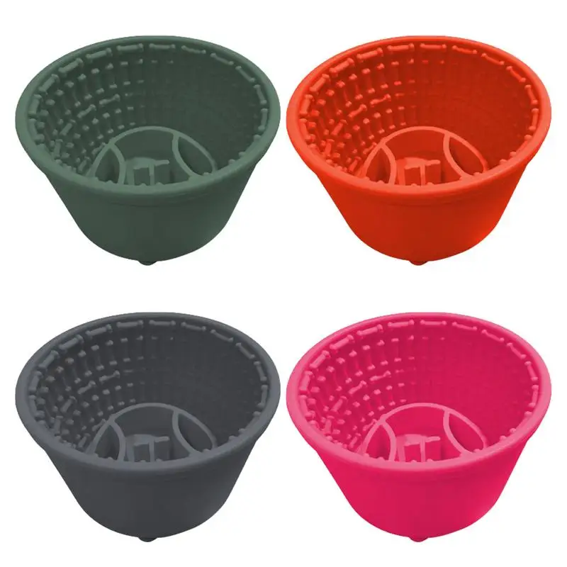 Slow Feeder Dog Bowls Interactive Dog Toys Bucket Shaped Pet Supplies Healthy Eating Bowl Dog Toys Interactive For Mental