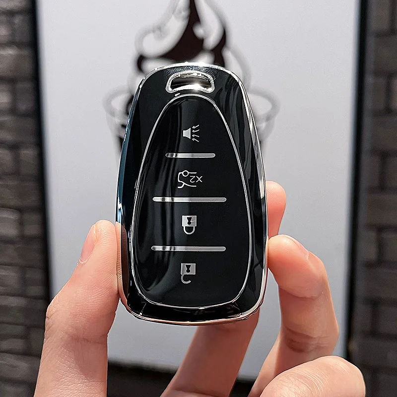 

New Soft TPU Remote Car Key Case Cover For Chevrolet Chevy Camaro Cruze Malibu Equinox Onix Spark Sonic Volt Protector Shell