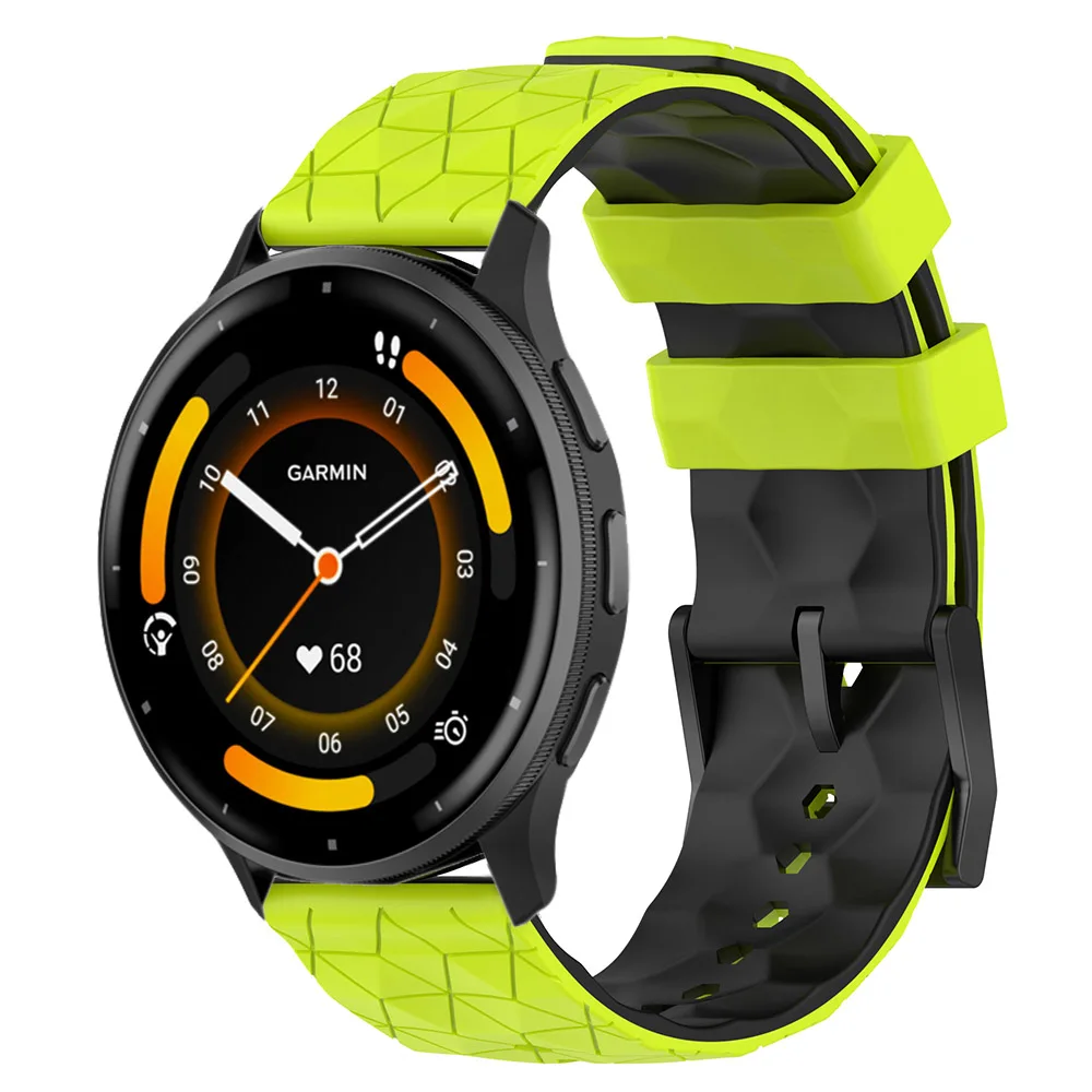 Cinturino in silicone 22mm 20mm per Garmin Venu 3 2/Forerunner 965 955 265 255 Music 55 165 645 245 Cinturino per Garmin Active 5 Strap
