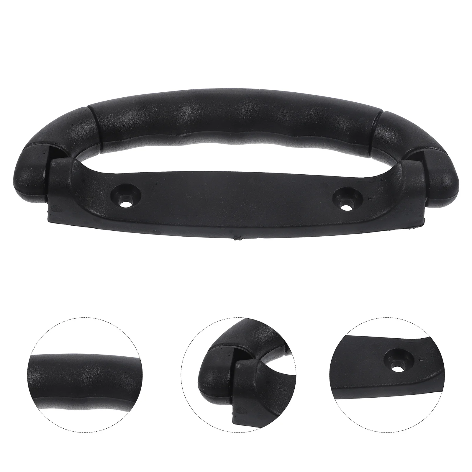 

3pcs Black Profssional Panel Case Plastic Non-Slip Plastic Handle Case Handle