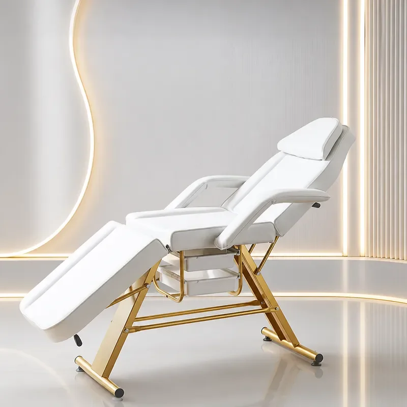 Foldable Beauty Massage Bed for Tattoo Physiotherapy TCM Spa Portable Treatment Table