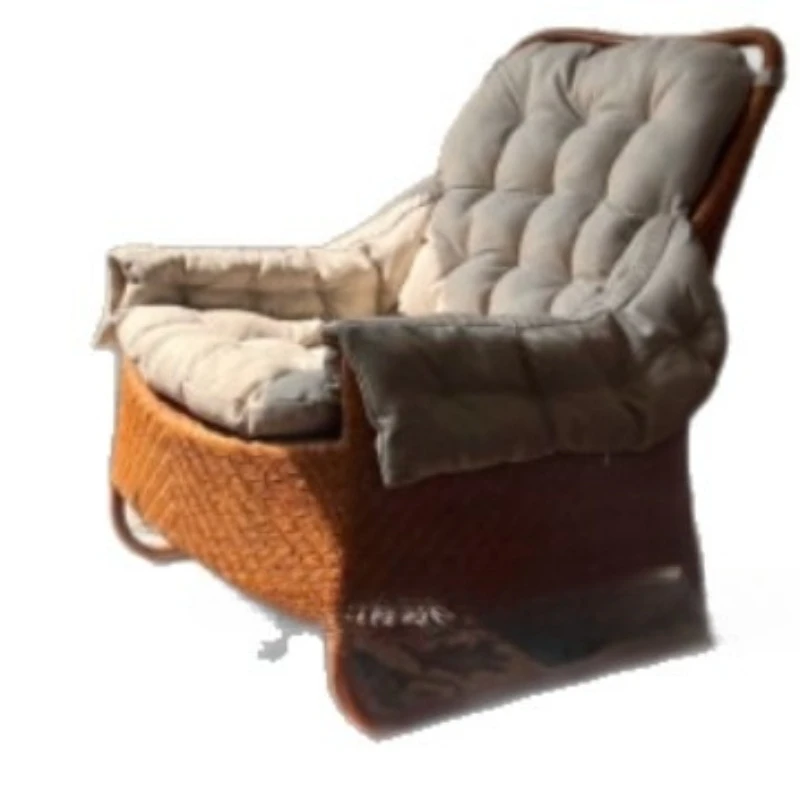 style Indonesian true vine designer casual rattan chair B & B balcony sofa single chair