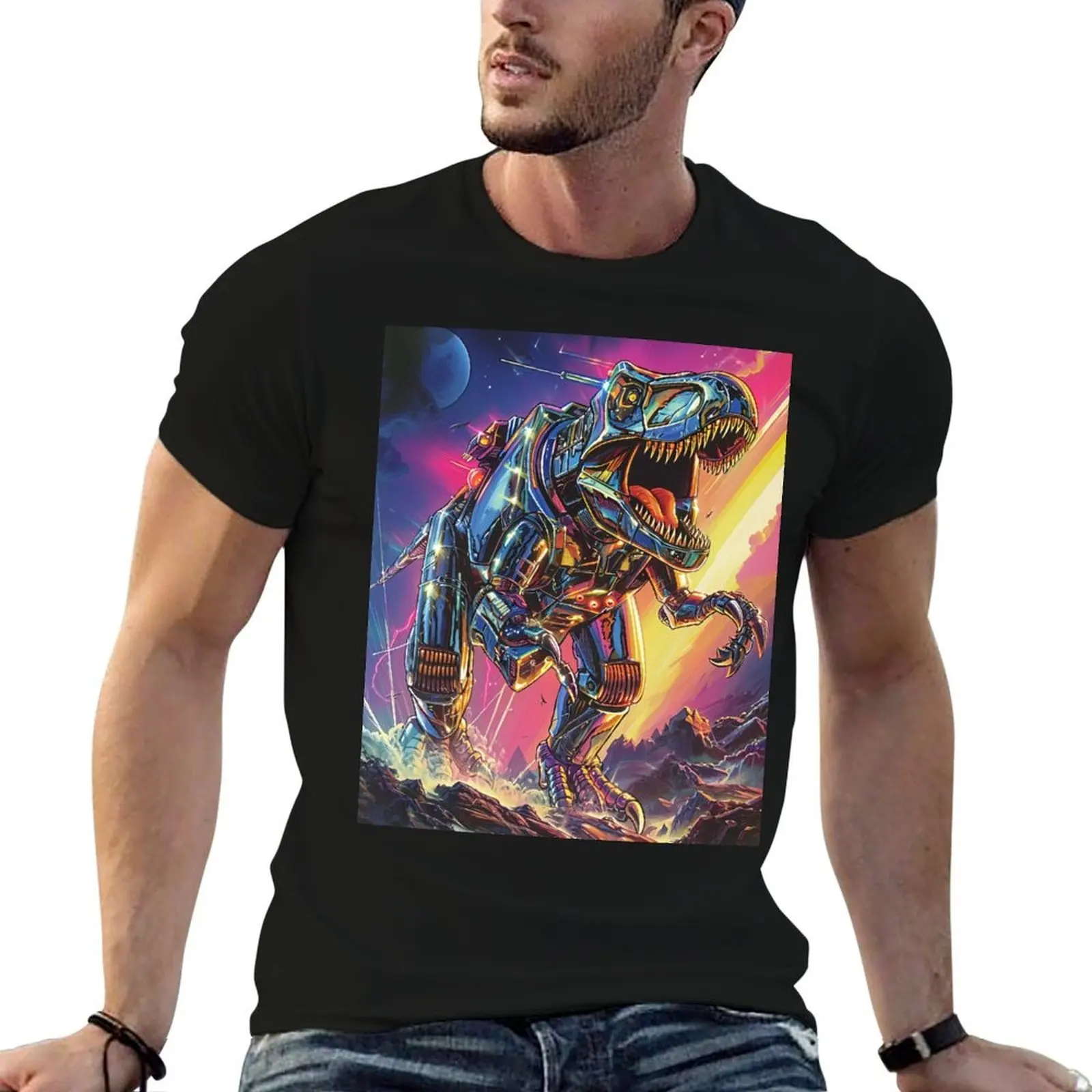 

Mecha T-Wrecks T-Shirt t shirts designer funny t shirts man black cotton t-shirt plain for man package T-shirt