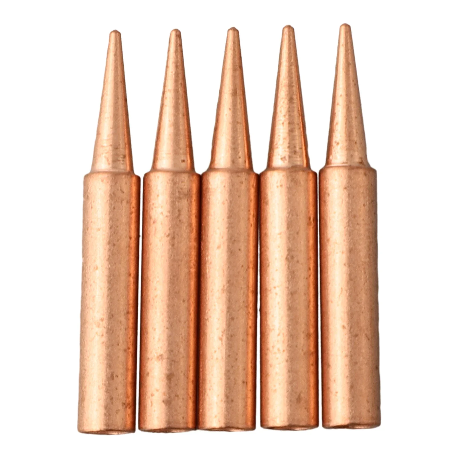 5pcs Copper Soldering Iron Tips 900M-T IS/I/B/K/SK/0.8D/1.2D/1.6D/2.4D/3.2D/1C/2C/3C/4C For Lower Temperature Welding Solder Tip