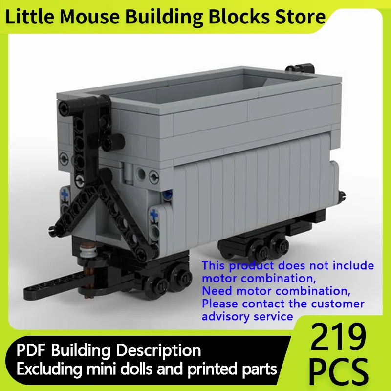 City Car Model MOC Building Bricks Self-Discharging Wagon Modular Technology Gifts Holiday Assemble Children Toys Suit