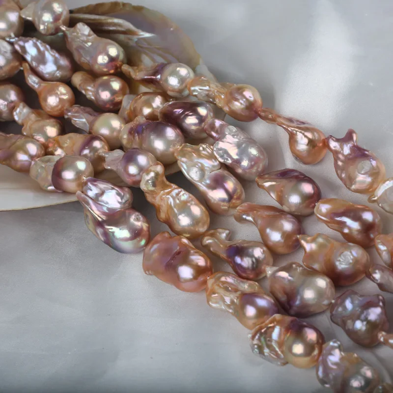 

Natural Baroque Pearl 25x13mm Tail-Shaped Pearl For Jewelry Making DIY Bracelet Earrings Necklace Accessory