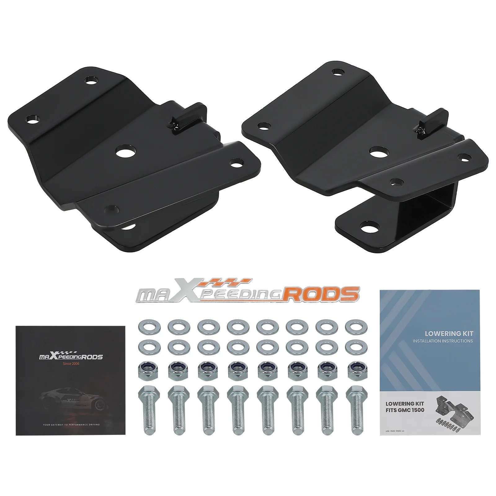 2inch Rear Drop Hangers Lowering Kit For GMC Sierra 1500 2WD 99-2006
