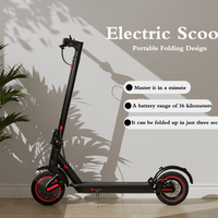 Electric Scooter Front and Rear Double Shockproof for Adult Foldable E scooter 10 Inch Explosion-proof Tire scoorter electrico