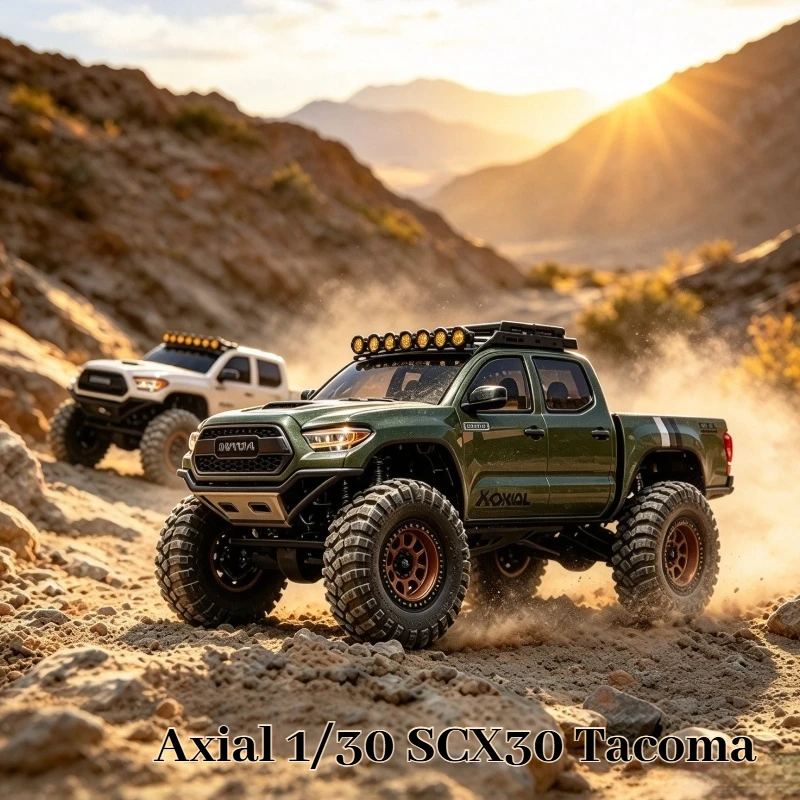 Axial 1/30 Rc Scx30 Tacoma Rc Car 4wd Electric Brushed Off Road Rock Crawler Vehicle For Adult Outdoor Terrain Play