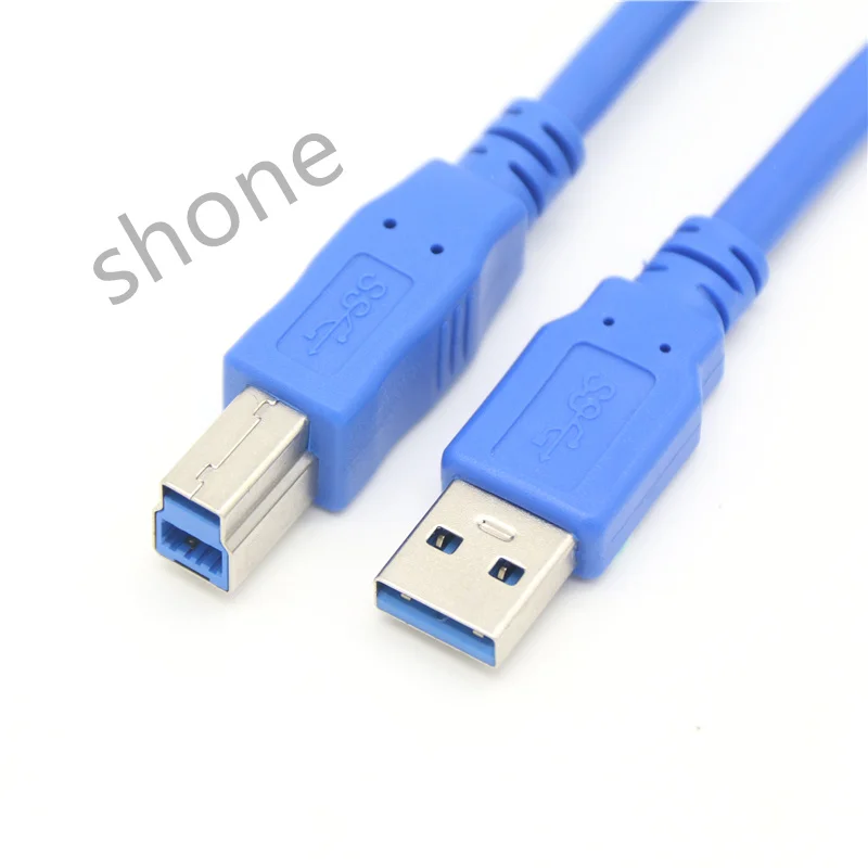 Manufacturers Wholesale USB3.0 printing line, high-speed printer wiring, standard 9-core tinned copper AM on the BM line