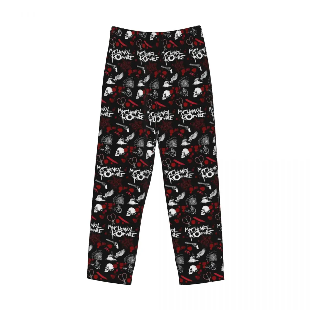 

Custom Mcr Band Punk Rock My Chemical Romance Pajama Pants Men Sleepwear Sleep Lounge Bottoms with Pockets