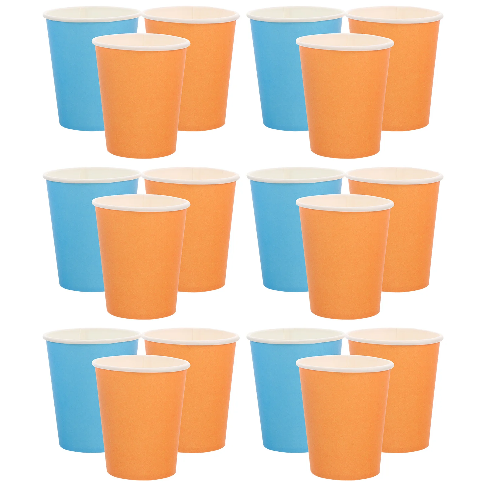 50 قطعة أكواب ورقية سميكة ملونة آمنة صديقة للبيئة للأطفال DIY بها بنفسك الفن الحرفية المواد اليدوية أكواب ورقية للاستعمال مرة واحدة الفصول الدراسية