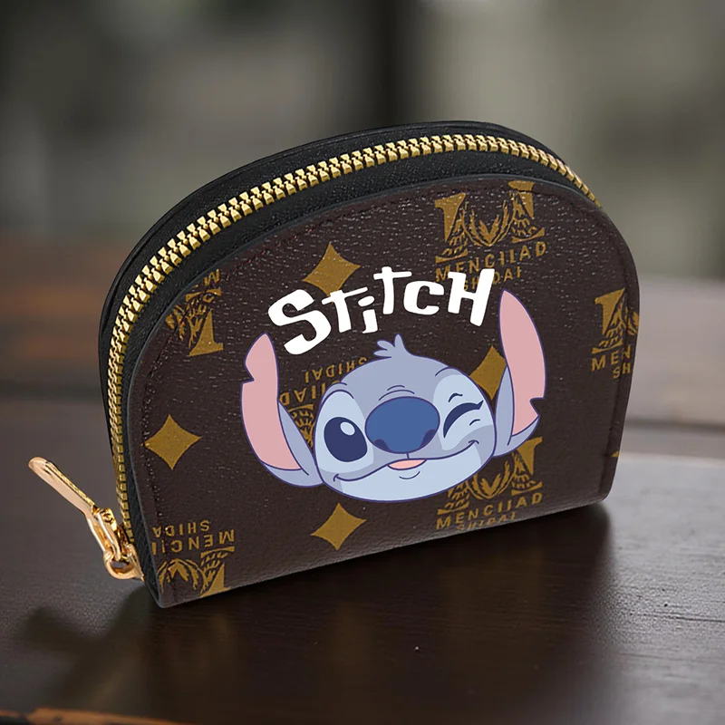 1 قطعة لطيف غرزة محفظة نسائية للعملات المعدنية عملة حقيبة محفظة نسائية للعملات المعدنية غرزة طباعة نمط المحفظة حامل بطاقة ، متعددة الوظائف بو عملة حقيبة مع سحاب