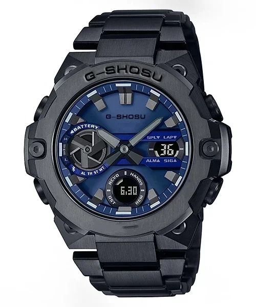 Sportliche, elektronische Unisex-Digitaluhr, voll funktionsfähig, Weltzeit, automatisches Handheben usw., GST-Großzifferblatt der B400-Serie