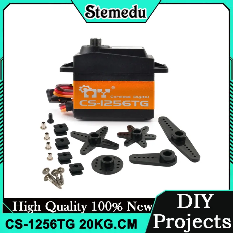 MYCS-1256TG Servo Digital resistente al agua de alto Torque de 35KG, engranaje de Metal de 7,4 V para camión 1/5 RC, brazo robótico sobre orugas, Control Industrial