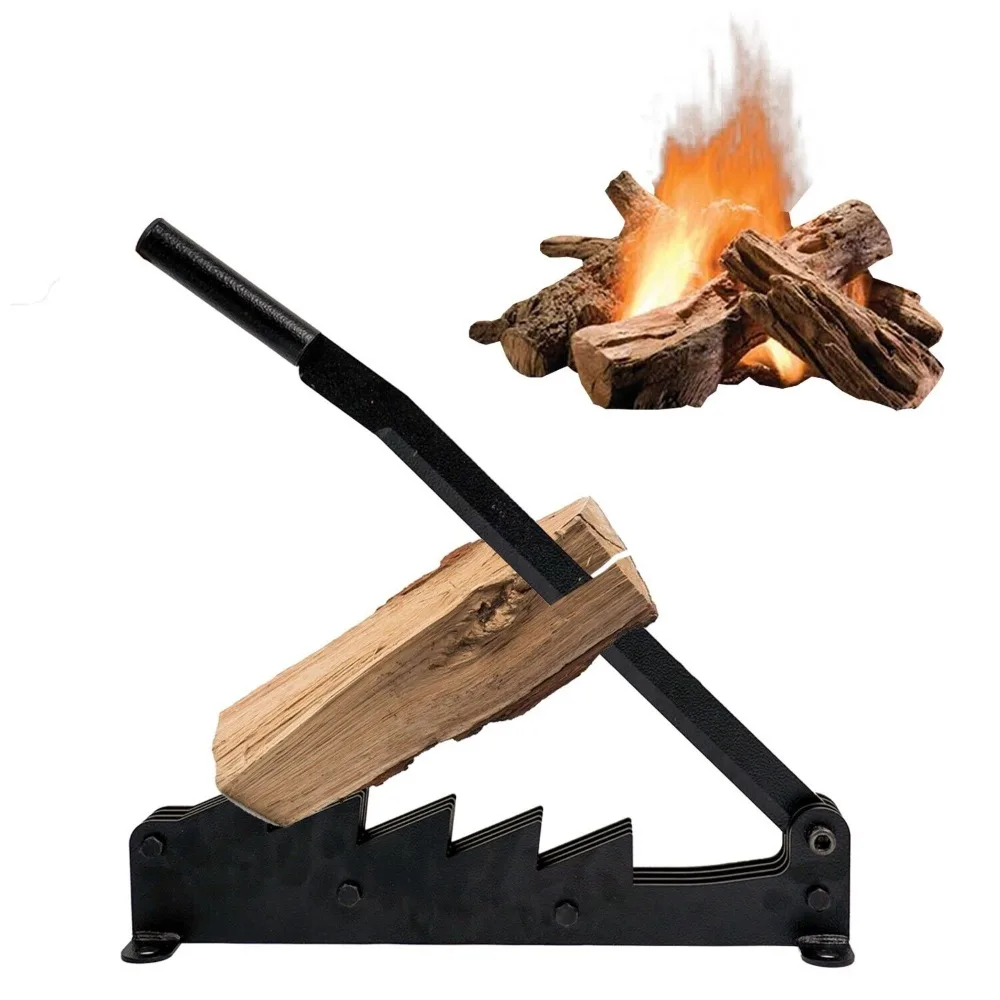 Wall Mounted Firewood Splitter Wood Cracker Cutting Tool for Indoor or Outdoor