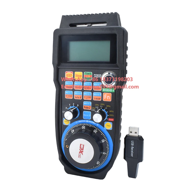 

Контроллер ЧПУ XHC Mach3 4 оси WHB04B-4 с поддержкой электронного маховичка для управления движением по 4 осям