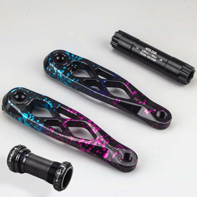 EVOSID Ultralight MTB Crank 165mm DUB As 29mm Mountainbike Crankstel 170mm 3-spijker rechte Installatie Voor Enduro AM - afbeelding 1