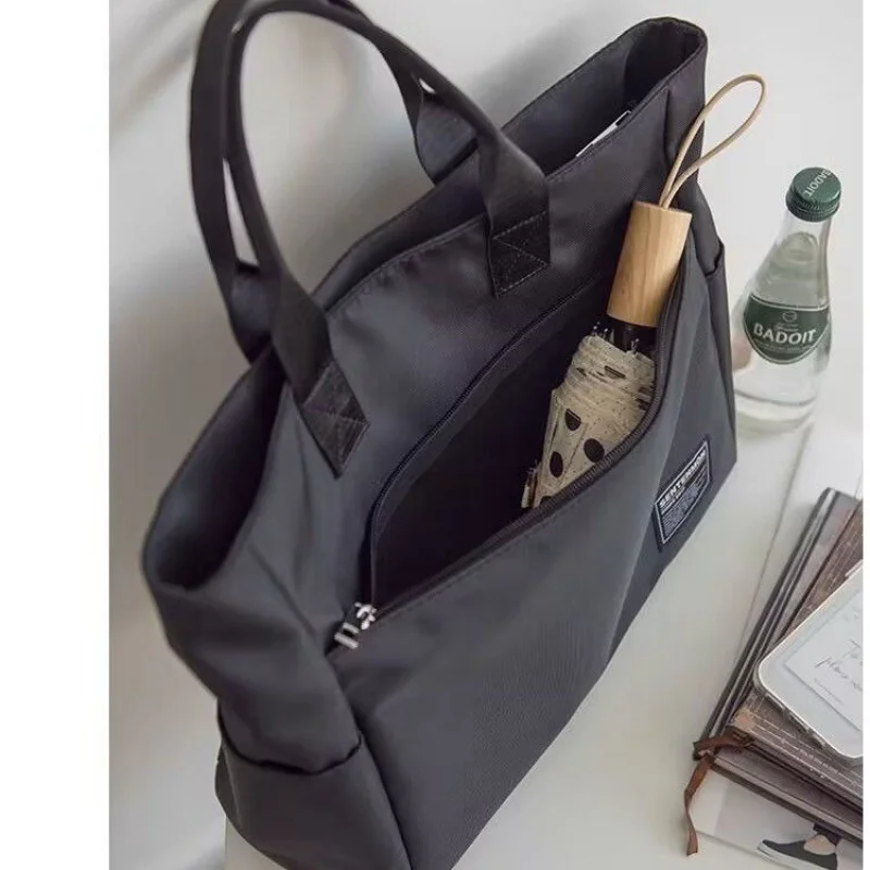 

Оксфордский холст, водонепроницаемый портфель, пригородная сумка для компьютера 14 дюймов, женская деловая офисная сумка, сумка для файлов, мужская и женская сумка