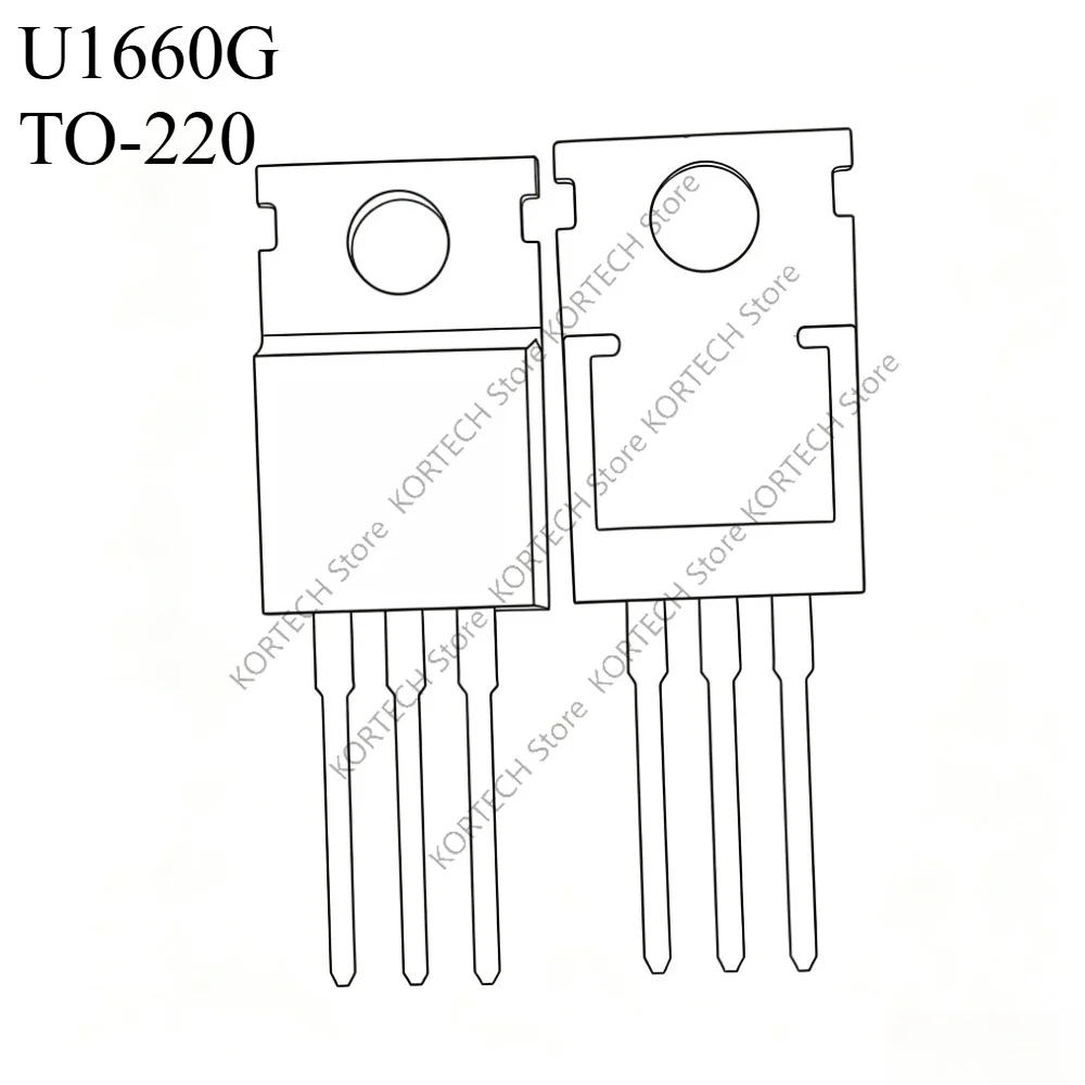 10pcs/Lot Original MUR1660CTG U1660G TO-220 fast recovery diode 16A/600V