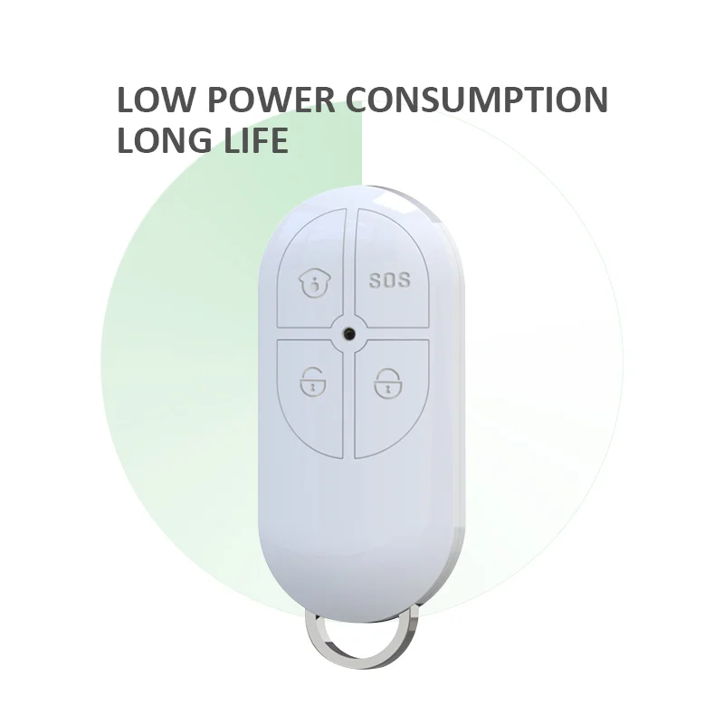 2pcs Remote Control Telecomando 100 Meter 433MHz Keyfob Control De Alarma Arm Disarm for Focus Alarm Host ST-VGT,ST-IIIB, HA-VGW