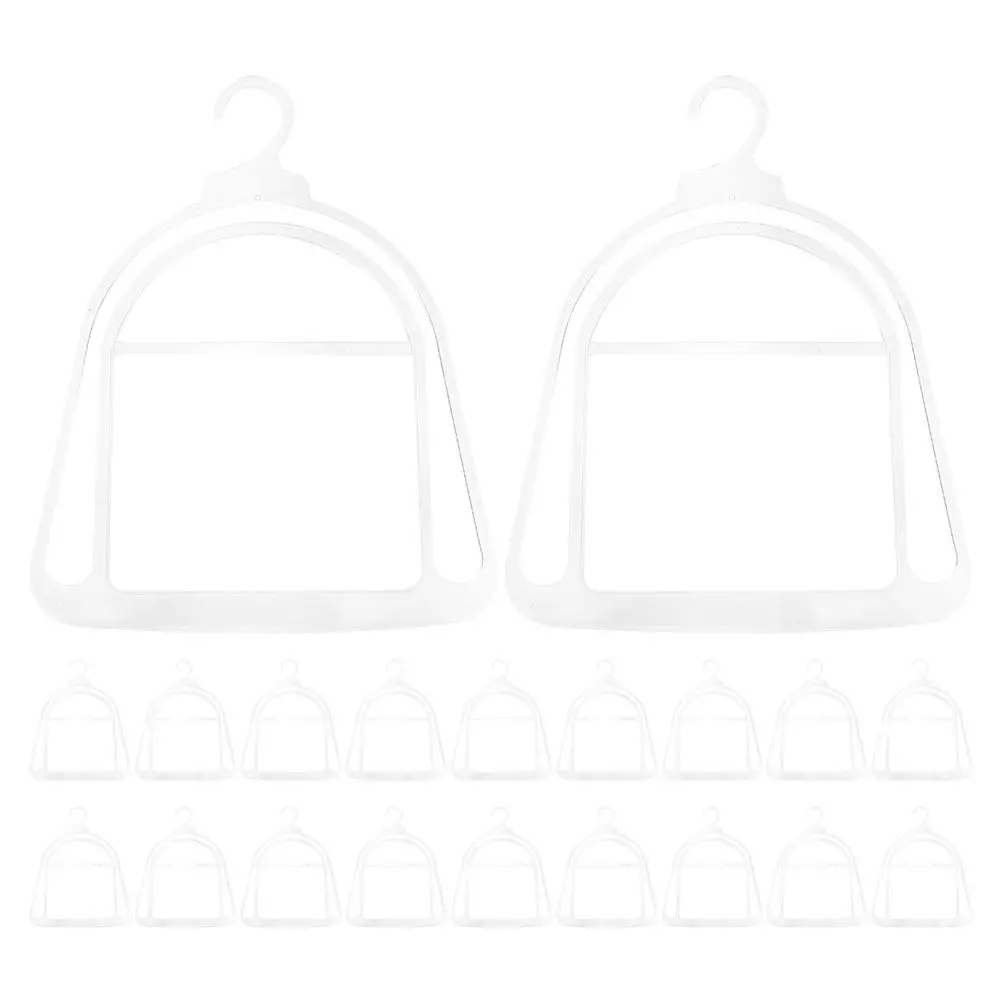 

20Pcs Plastic Hat Rack: Multi-Functional Closet Organizer for Baseball Caps Beanies Scarves Belts Storage Hanger Display Stand