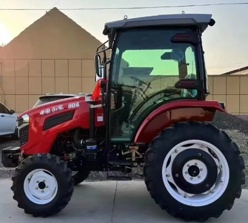 120HP 4 Wheel Farm Tractor Multifunctional Agricultural Garden Mini Farming Machinery