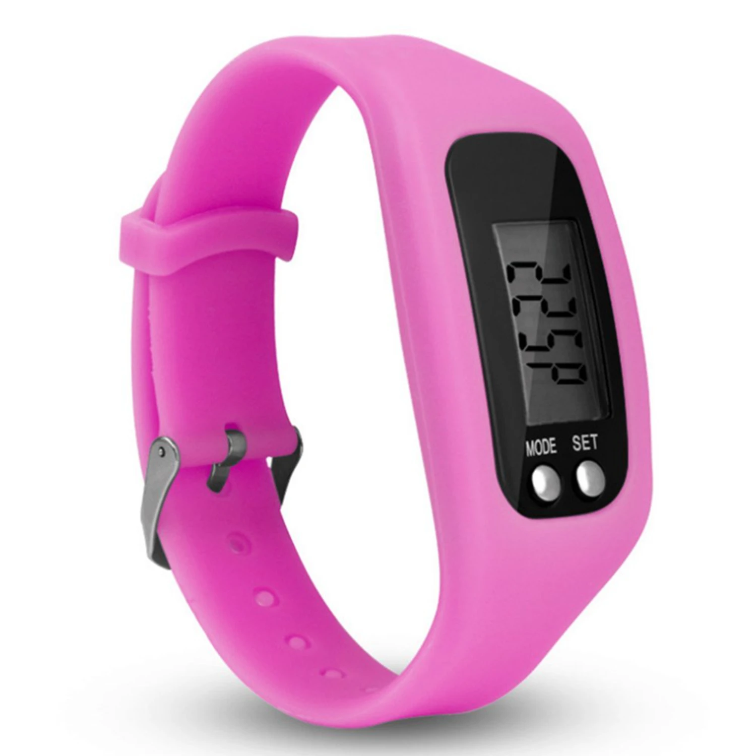 LCD Display Fitness Tracker Wrist Band - Simple Operation, Digital Step Counter