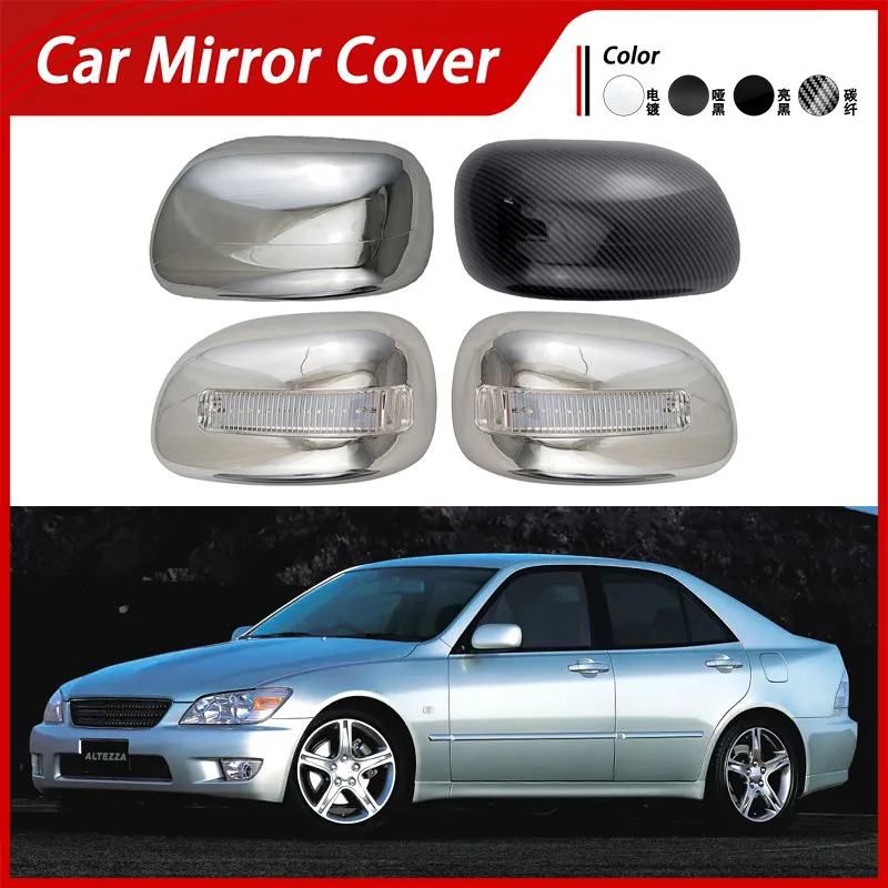 

Suitable for 98-05 Toyota Altezza XE10 rearview mirror cover, reverse mirror shell, carbon fiber patterned reflector cover