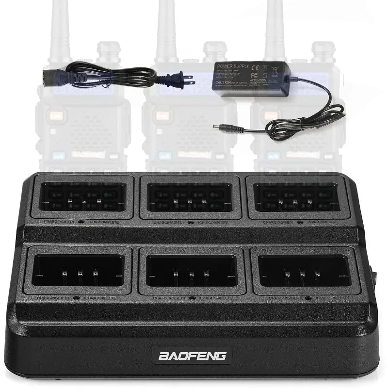baofeng-uv-5r-6ウェイ充電器-マルチユニット充電ステーション-baofeng-uv-5r-bf-f8hp-uv-5r-uv-5re-トランシーバーとバッテリー用