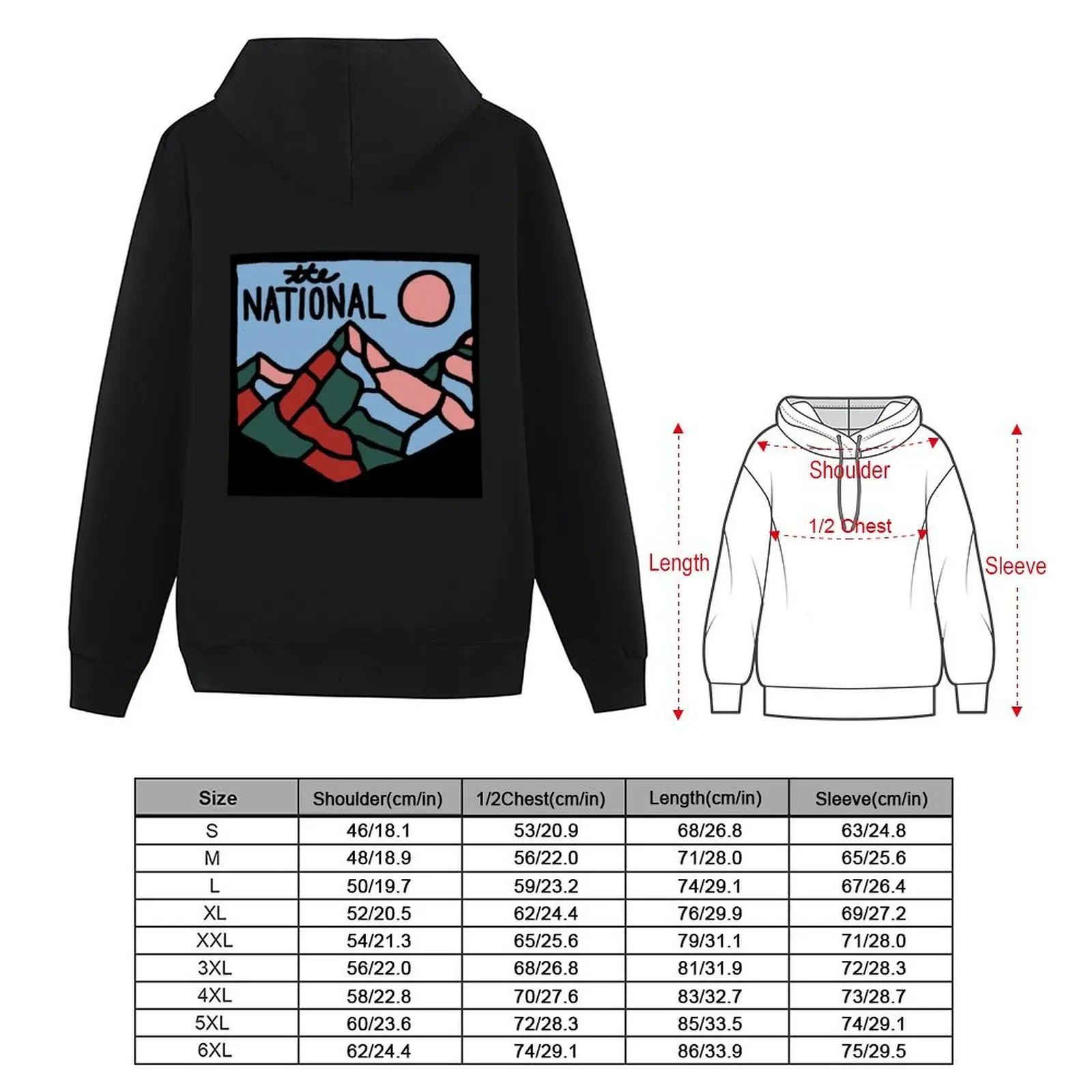 The National Band Hoodie clothes for men men's winter sweater men's autumn clothes men's sweat-shirt set man hoodie