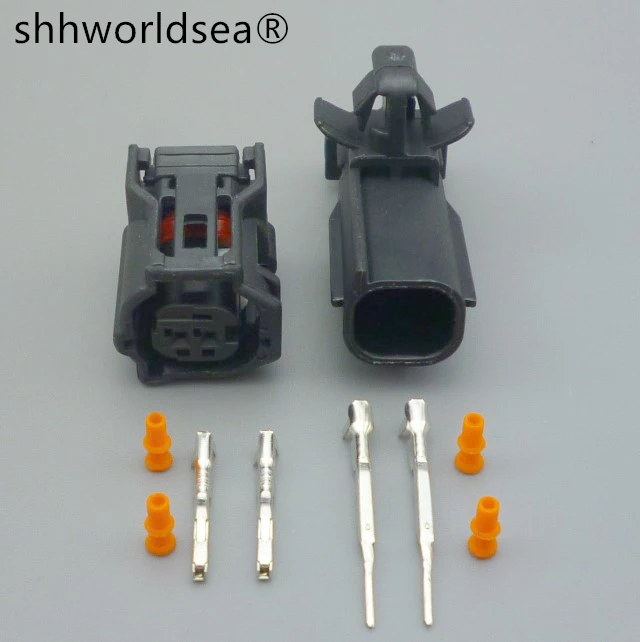 

shhworldsea 2 pin 6188-4797 6189-1161 auto Lid Switch Hood Lock Wheel Speed Sensor Plug connector 12416 90980-12416 For Toyota