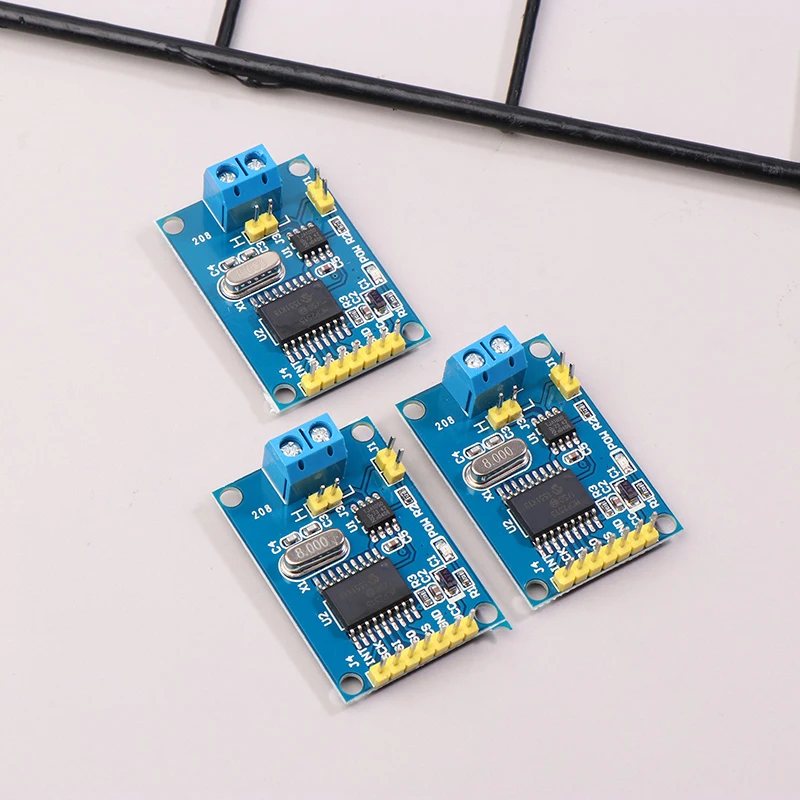 Módulo Driver CAN Bus MCP2515 em Promoção: Placa Receptora TJA1050 SPI para Interface de Controlador 51 ARM para Kit DIY Arduino