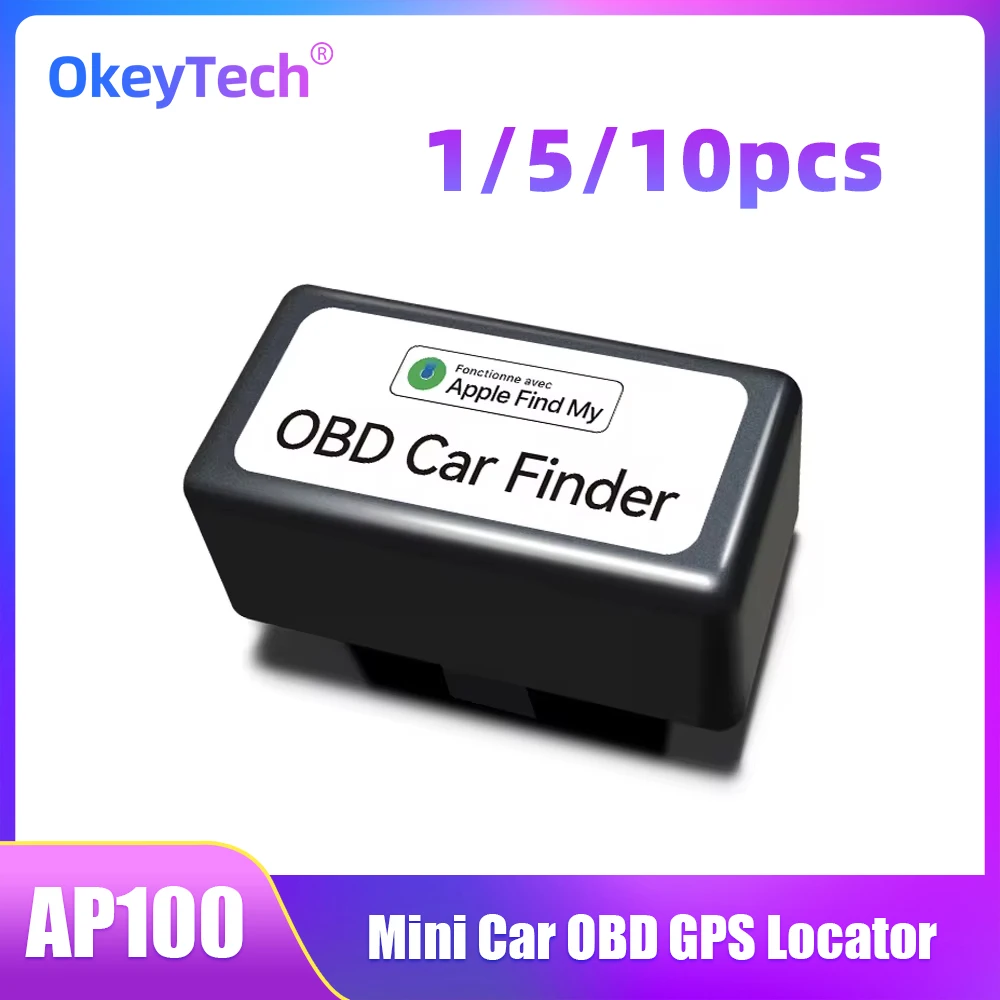 Mini Car OBD GPS Locator Works With Apple Find My APP Quick Installation Smart Tracker Anti-lost Device Finder Global Position