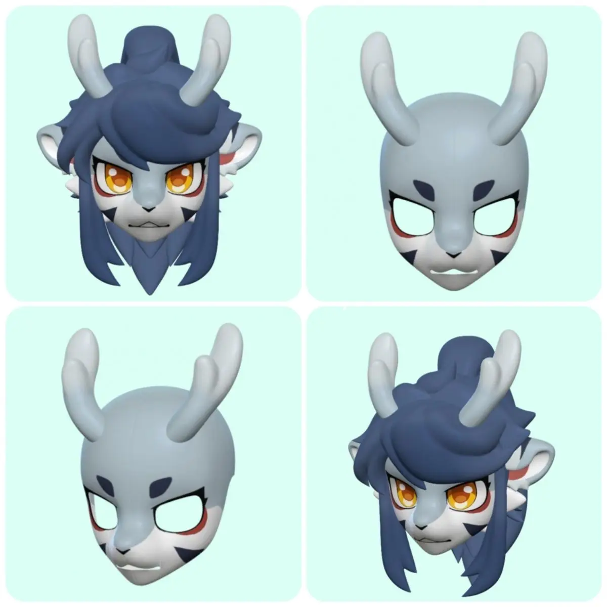 

Kemono Short Snout Base Mask Fursuit Resin Kig Serie Beast Костюм Череп Furuit Костюм PLA Печатный Череп DIY Аксессуары Кигуруми