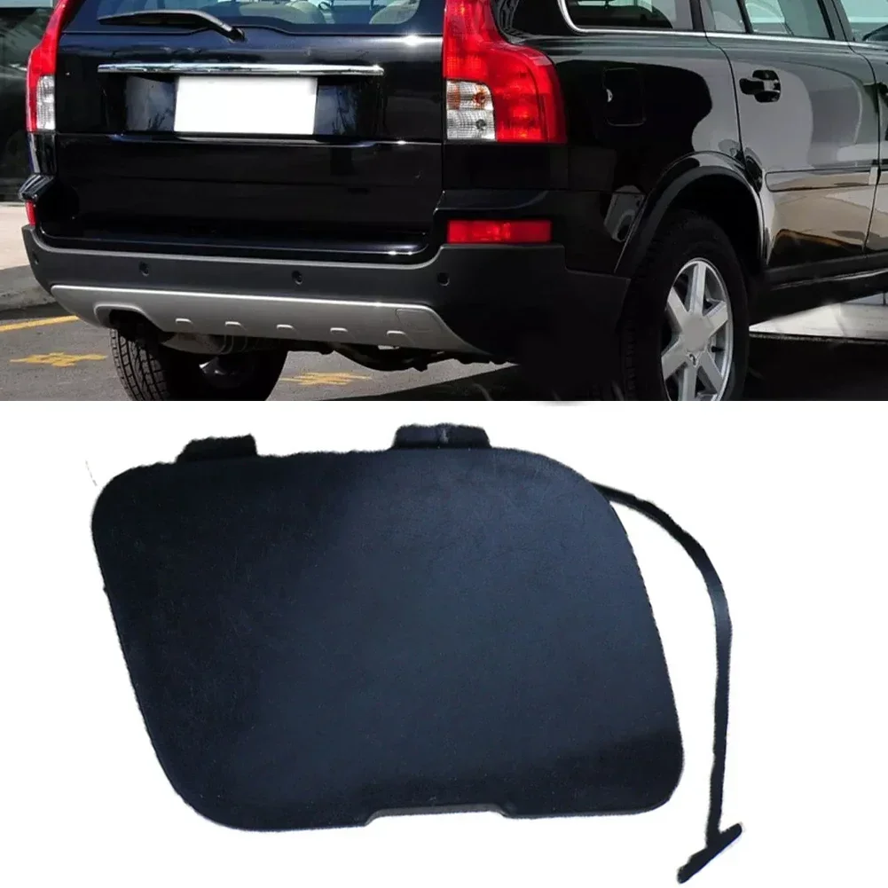 Car Replacement Rear Bumper Trailer Towing Hook Eye Cap Cover 30698132 For Volvo For XC90 Black Trailer Cover