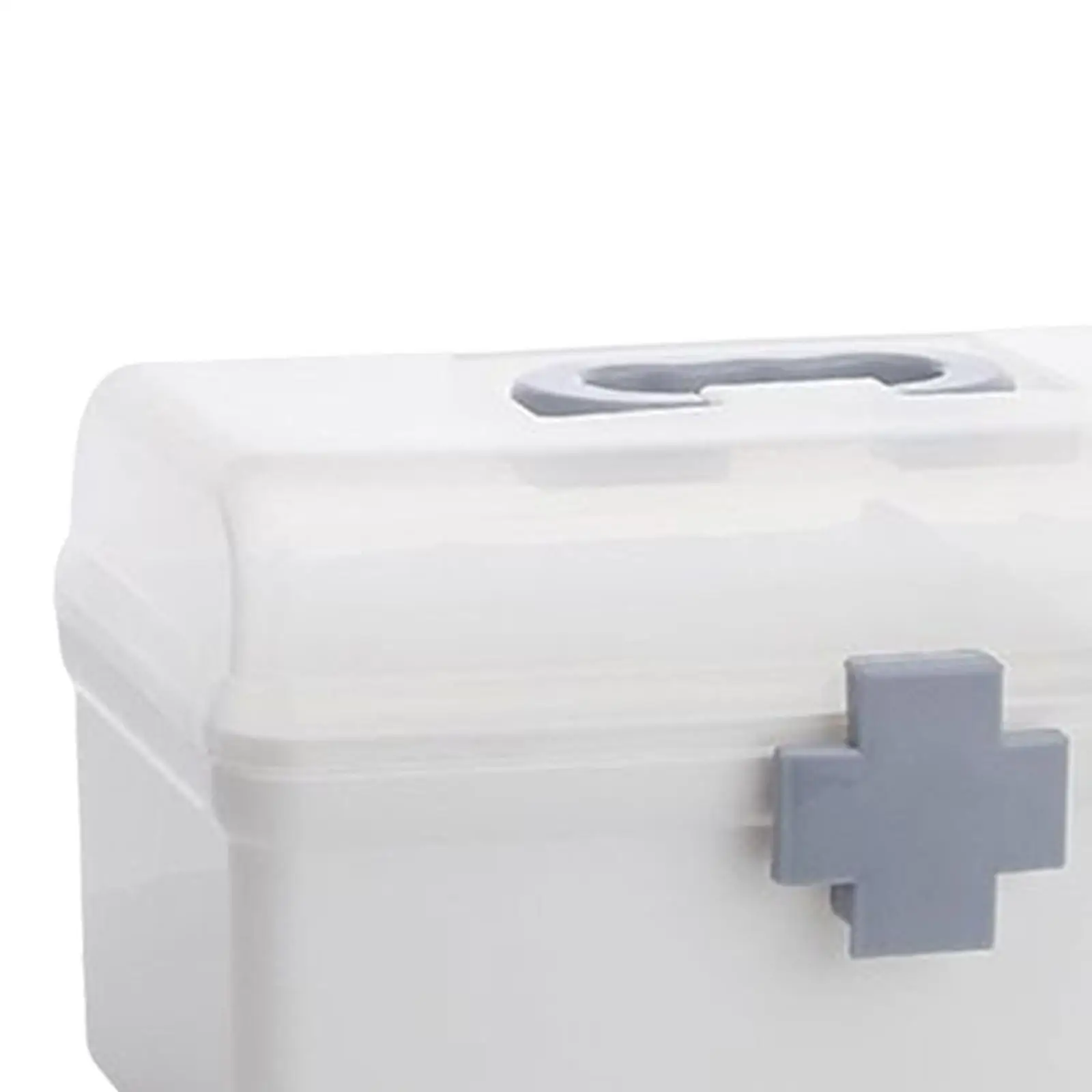 Medicine Storage Box Bin Organizer Cabinet First Aid Carrying Case for Pills