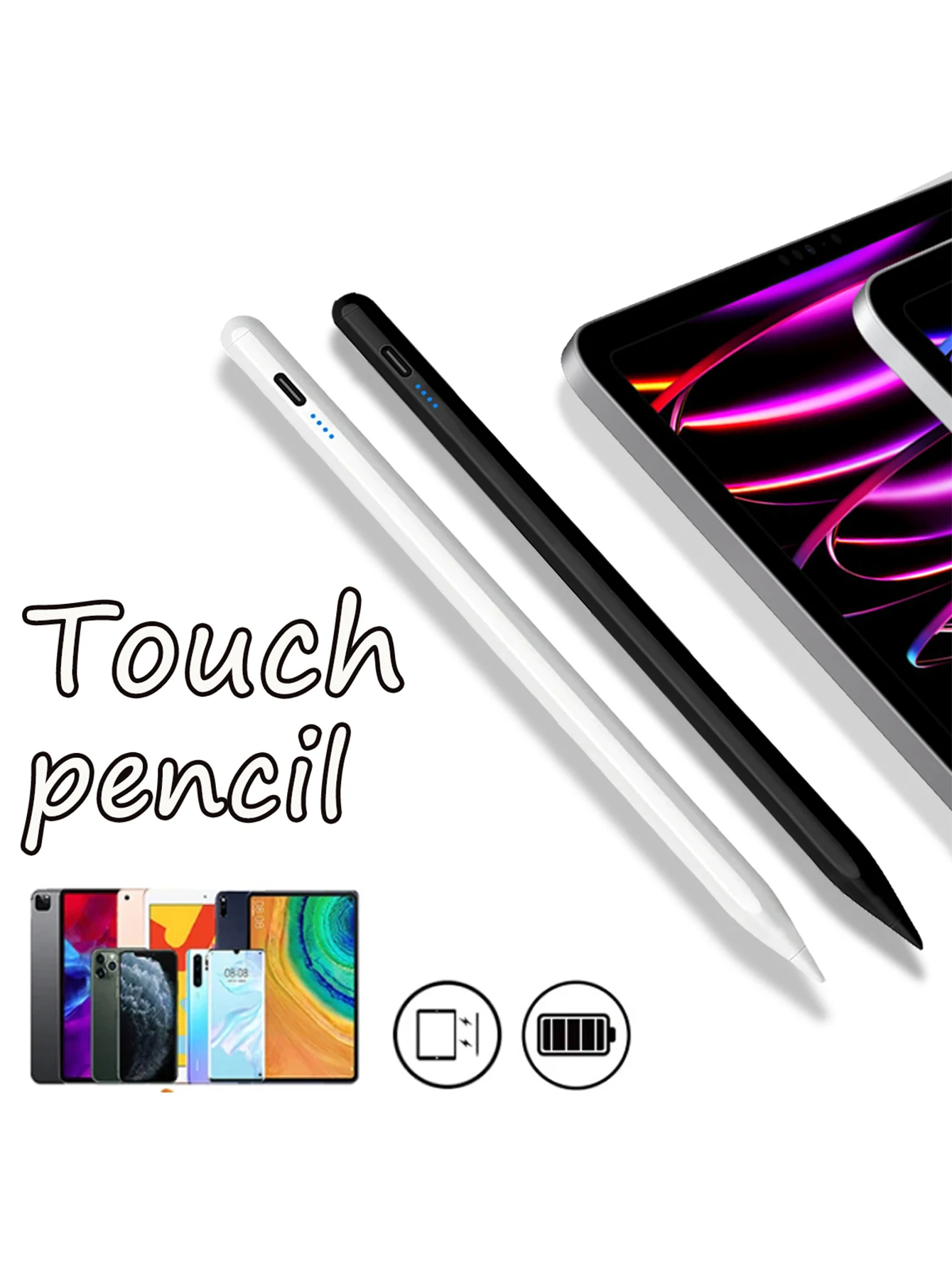 Universal Stylus Pen For Android IOS Capacitive Screen Touch Pen For iPad Pro ios Pencil For Xiaomi for Samsung Tablet Pen